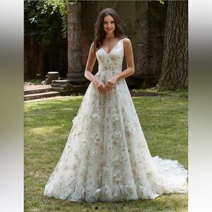 Morilee Blu “Pansy” 4166P